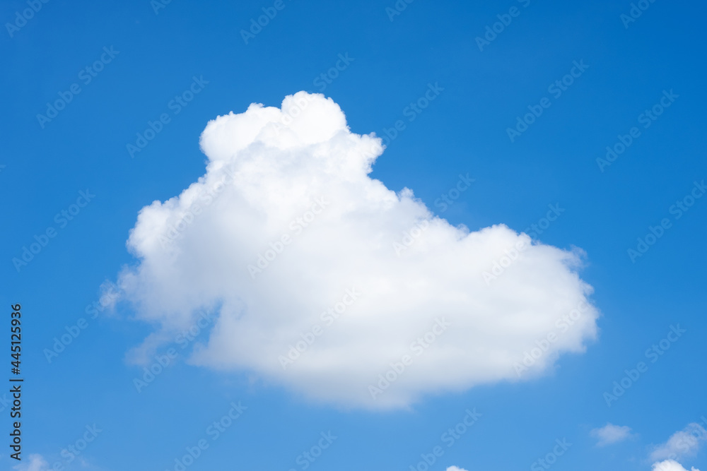 Wall mural beautiful blue sky clouds for background.
