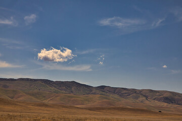 Fototapeta premium Exploring the Carrizo Plain National Monument