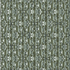 Silver metallic gradient with repeat Pattern . Abstract metallic background.