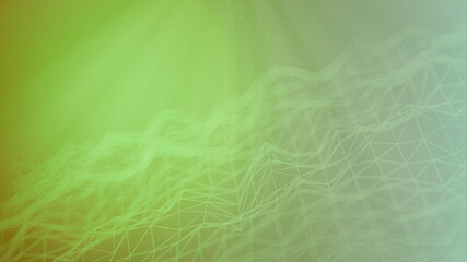 Abstract 3D illustration - beautiful multi colored modern abstract background, science concept