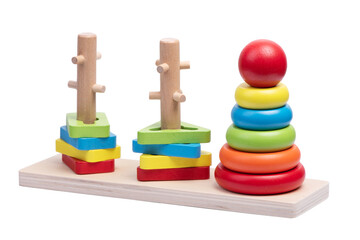 Childs wooden multi-colored toy