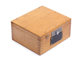 Old wooden box