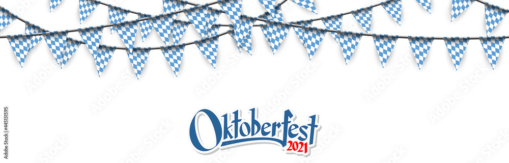 Wall mural Oktoberfest 2021 garlands