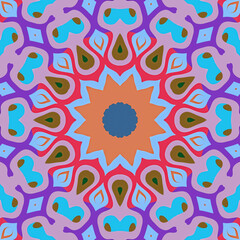 Abstract polygonal geometric pattern 