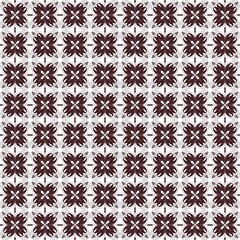 Abstract traditional brown mosaic pattern for background.