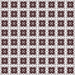 Obraz premium Abstract traditional brown mosaic pattern for background.