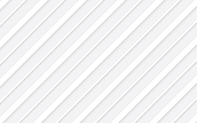 Abstract Geometric 3d White Seamless Line Pattern Striped Vector Background