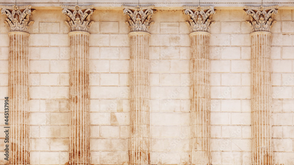 Wall mural greek columns