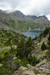 Fototapeta na wymiar Arriel Lake, Aragon Pyrenees, Respomuso Valley, Tena Valley, Huesca Province, Aragon, Spain