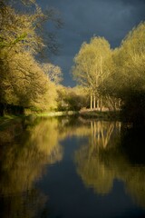 The Kennet & Avon canal, West Berkshire