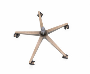 3d office chair illustration isolated on white background. Office chair 3d render