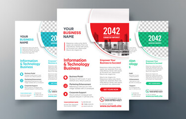 City Background Business Book Cover Design Template