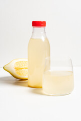 summer lemonade in the bottle