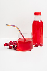 summer lemonade in the bottle