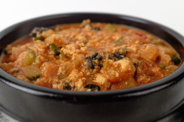 Soybean Paste Sauce on a white background