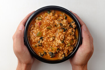 Soybean Paste Sauce on a white background