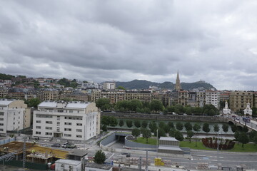 View of San Sebastian from above