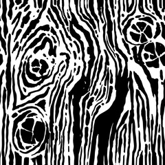 Fototapeta premium Vector hand drawn wood texture background. Illustrated by ink brush pen. Seamless texture template for print, textile design, fabric, home decor