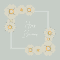 Happy Birthday greeting card