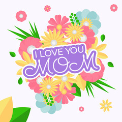 Paper cut floral background vector card templates. Can be used for Mom's day, Save The Date, baby shower, mothers day, valentines day, birthday cards, greeting card, invitations. Floral background