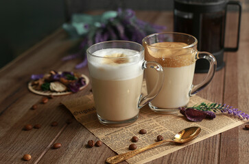 cappuccino and lavender 