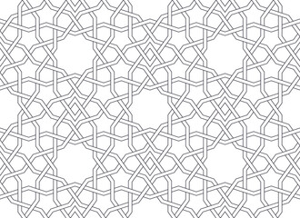 Geometric Islamic Seamless Pattern