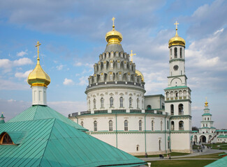 Fototapeta premium Resurrection cathedral of Resurrection (New Jerusalem) monastery in Istra. Russia