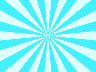 水色濃淡の放射線の背景－集中線
