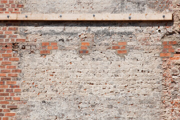 Backsteinmauer, Brandmauer, Hintergrund, Textur, Deutschland, Europa
