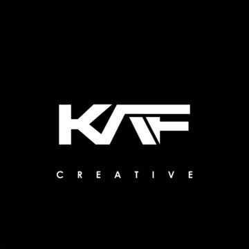 KAF Letter Initial Logo Design Template Vector Illustration