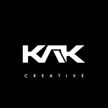 KAK Letter Initial Logo Design Template Vector Illustration