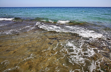 Mediterranean sea in Calpe. Spain