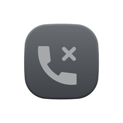 Obraz premium Disconnected Call - Sticker