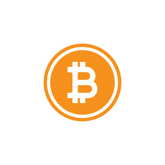 bitcoin icon logo template