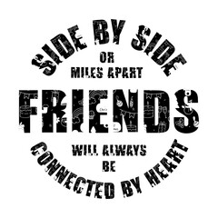 Happy Friendship day vector typographic colorful design. Inspirational quotes. Usable as greeting cards, posters. Best friends forever