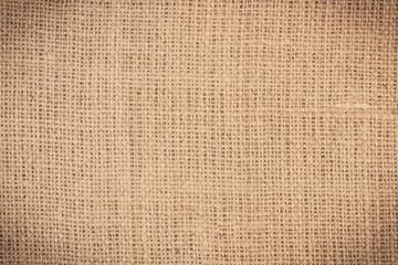 Jute canvas as background texture. Place for text