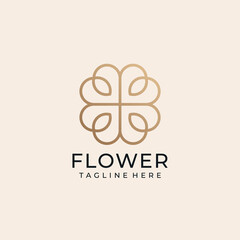 Minimalist spa ornament fashion beauty logo concept for corporate health yoga nature. Logo can be used for icon, brand, identity, symbol, hotel, resort, wedding, and wellness