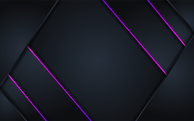 Fototapeta premium Abstract dark background with color full line