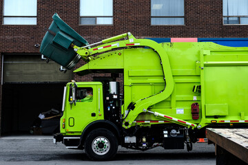 dump truck in the city © Jenn Grachow