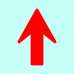 red arrow up