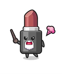 cute lipstick grandpa is getting angry