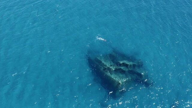 Relitto del capitan Antonio nel mare mediterraneo in Italia