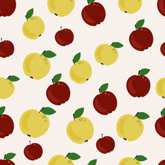 seamless background with apples