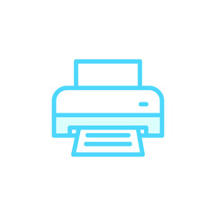 Illustration Vector graphic of printer icon. Fit for printout, office, document, inkjet etc.
