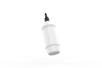 Glue Bottle Mockup Isolated on white background. 3d illustration