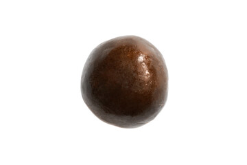 Chocolate dragee isolated