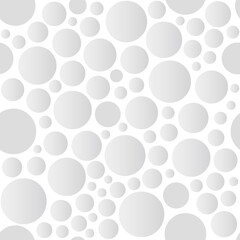Pattern in white and gray tones. Vector design for postcards, packaging, covers, wallpapers, fabrics, posters, banners, stickers, flyers, etc.