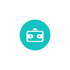 Digital wallet logo design template