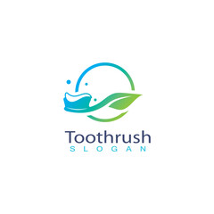 Tooth brush with toothpaste icon trendy silhouette modern style design