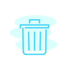 Illustration Vector Graphic of Recycle Bin icon